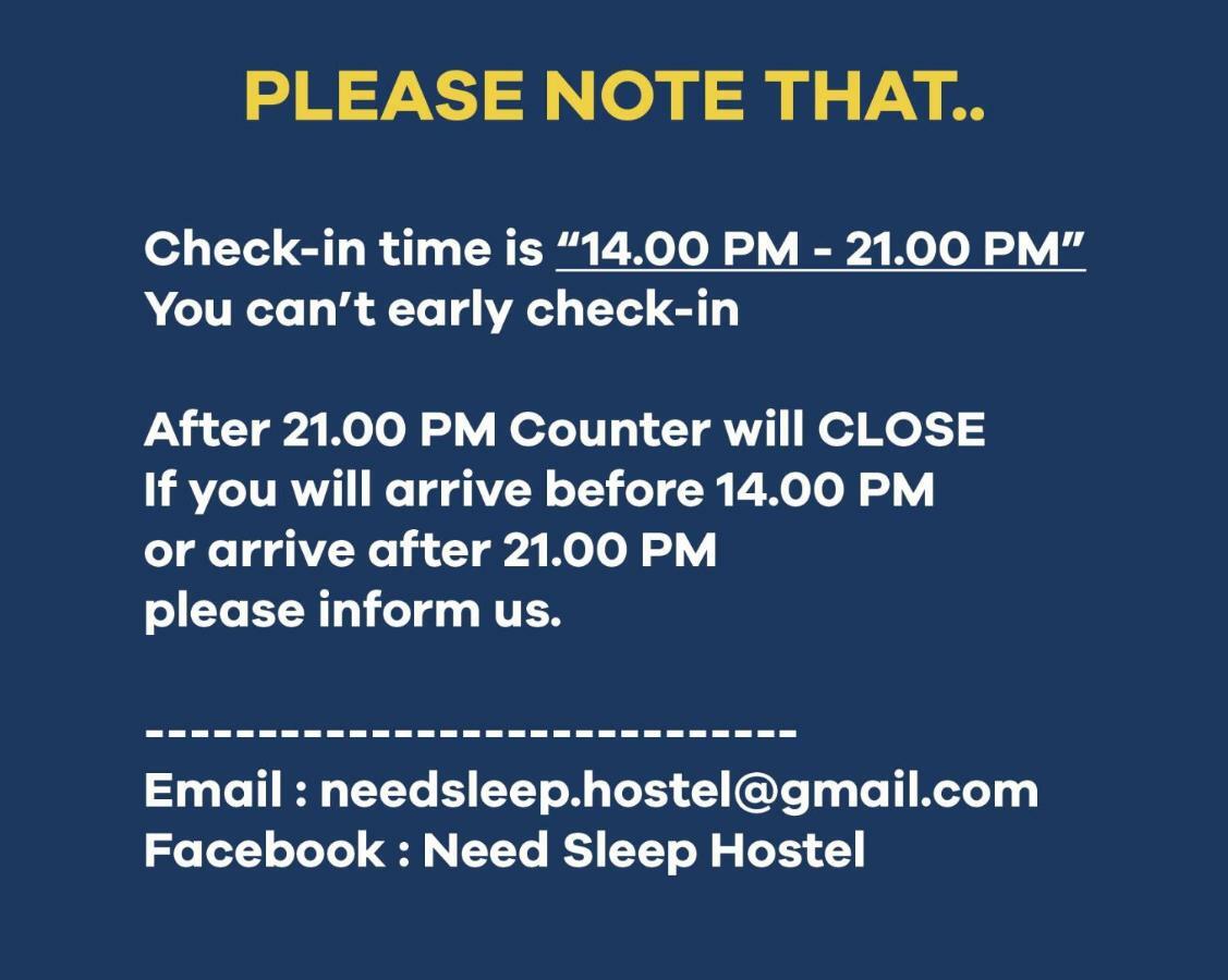 Need Sleep Hostel Bangkok Exterior photo
